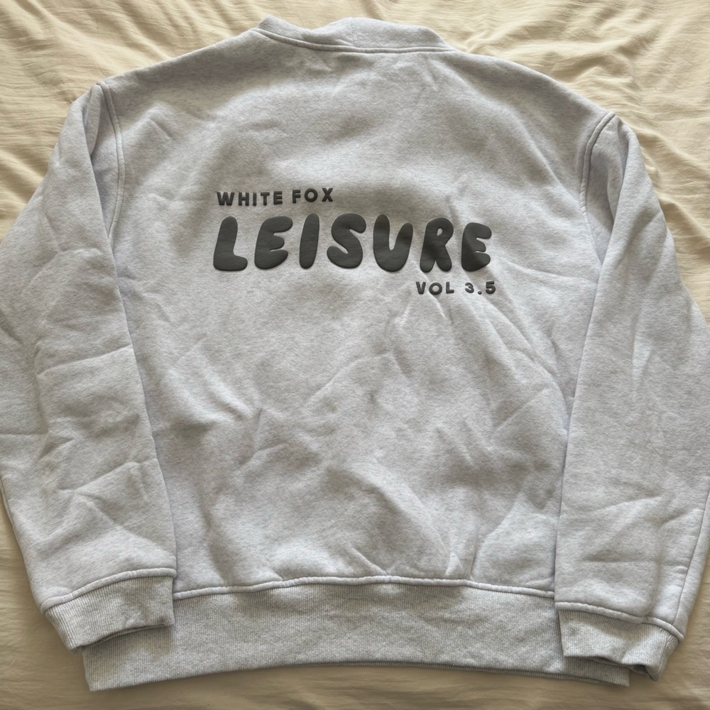 White fox hoodie